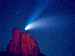 Cometa Hale-Bopp sobre Cueva India