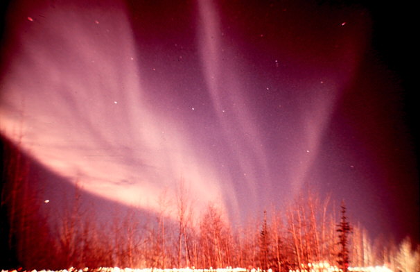 Aurora boreal en la Tierra