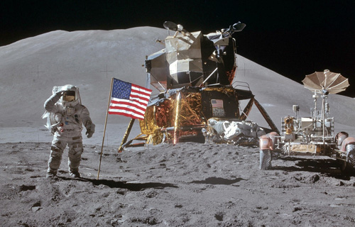 El Apolo 15 en la Luna