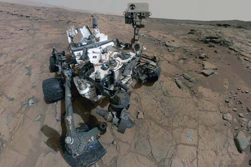 Fotografía del rover Curiosity