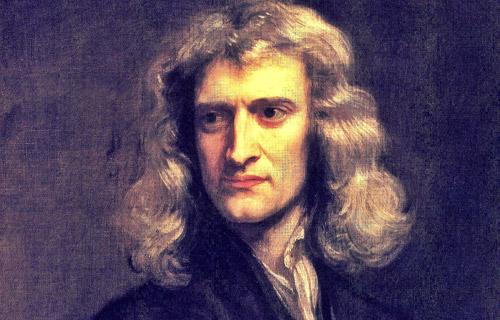 Retrato de Isaac Newton