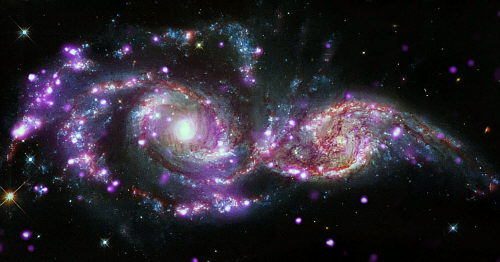 Colisión de galaxias